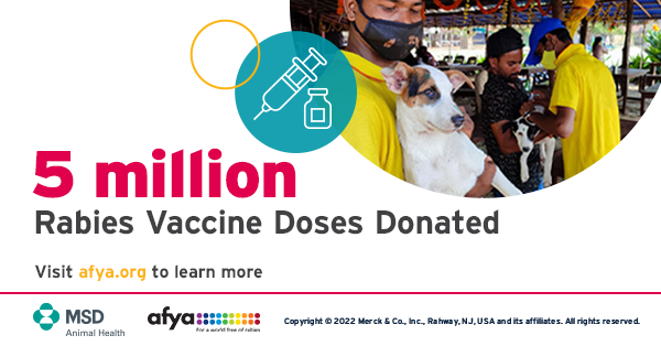 Msd Animal Health Marks Five Million Doses Of Donated Rabies Vaccine 